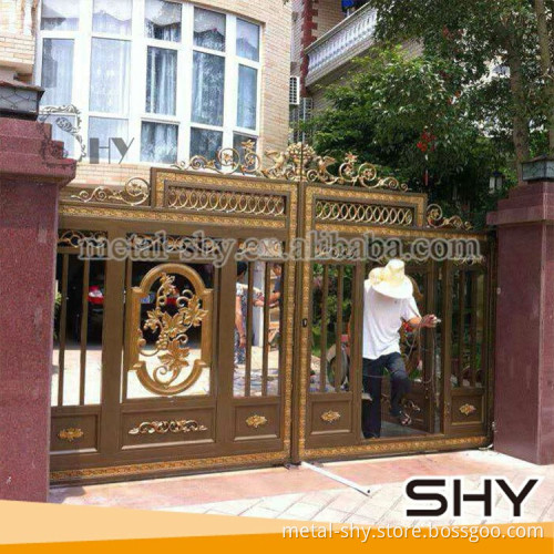 wrought iron/aluminium gate, yard gates fence gate design